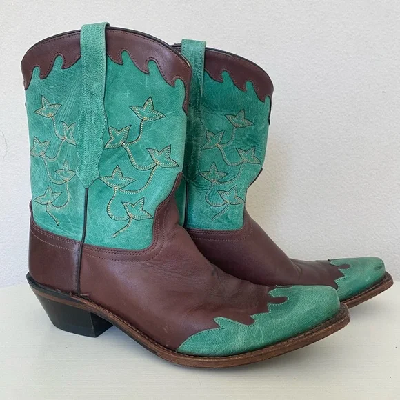 Womens Old West Cowboy Boots | Size 8 - Picture 1 of 8
